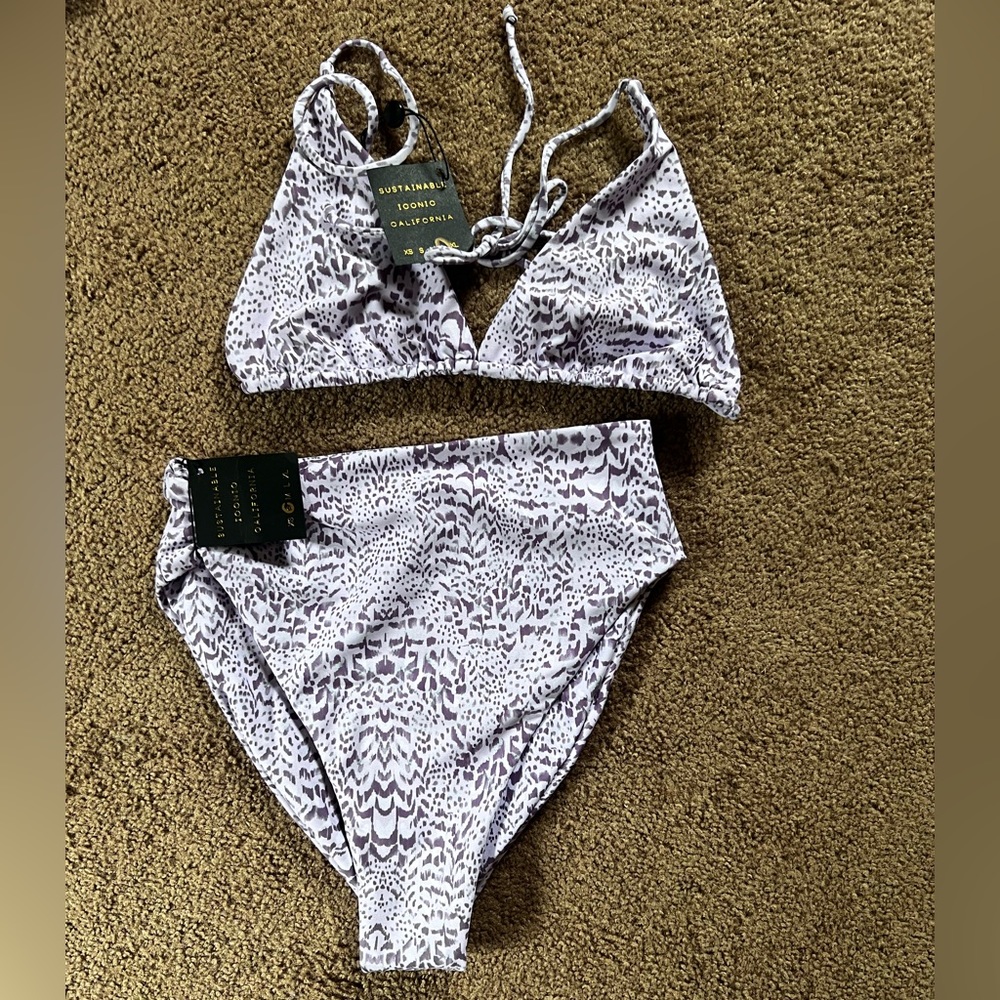 Skatie swim BNWT Charleston print bikini